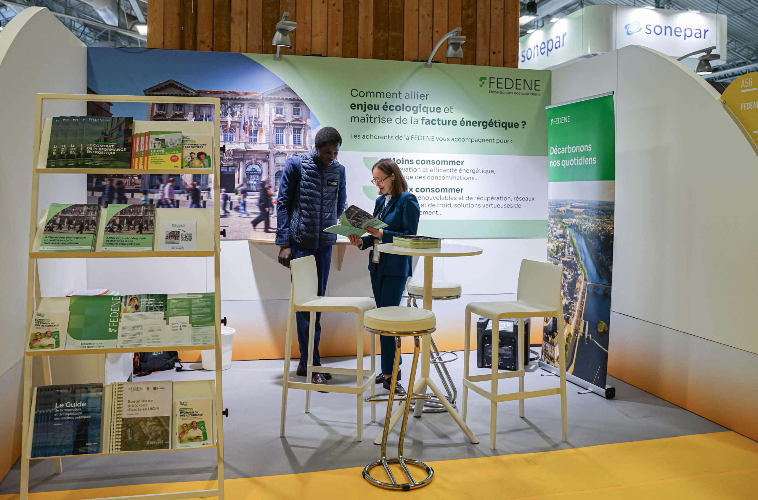 Stand FEDENE au salon des maires