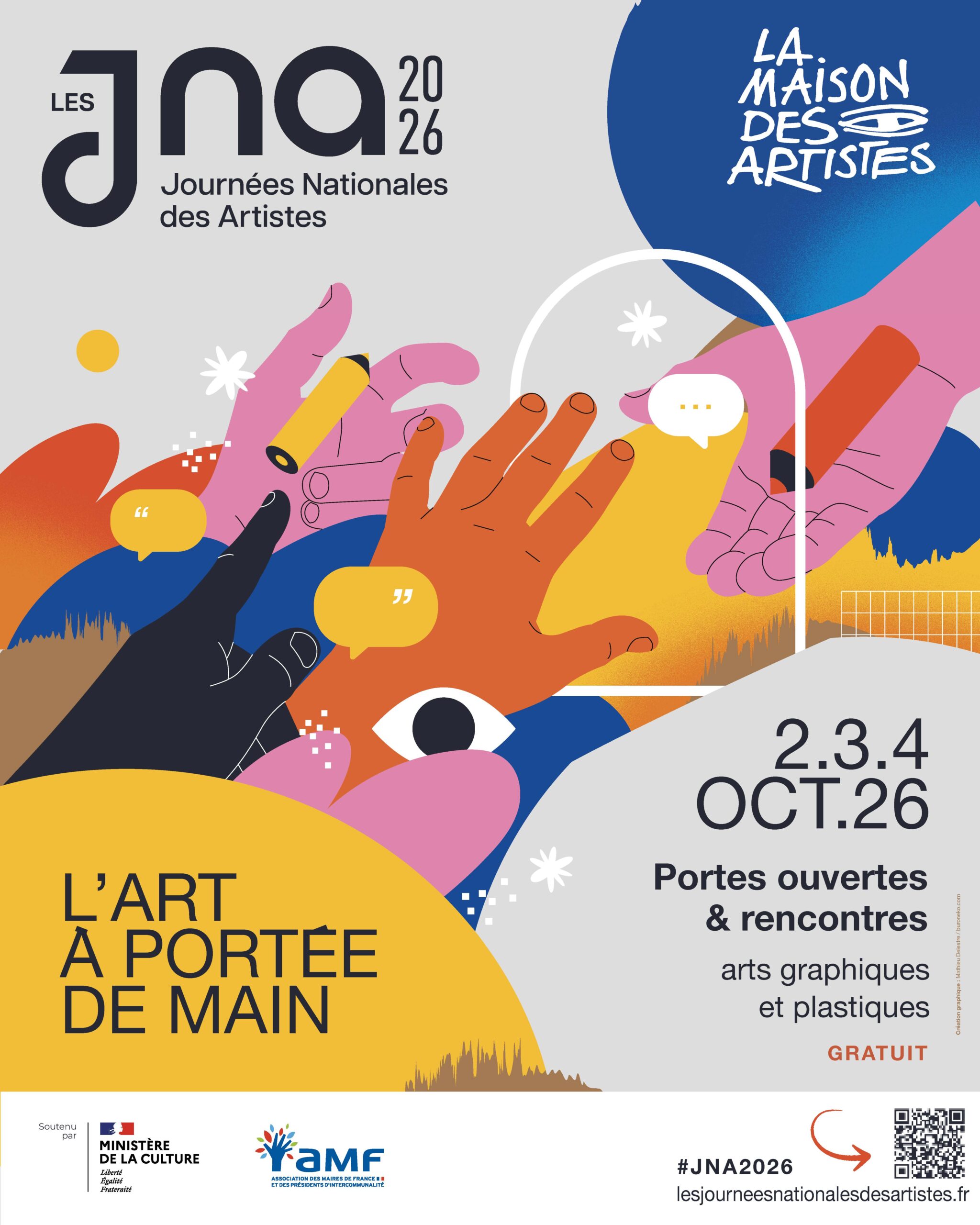 Journées Nationales des Artistes 2026 !