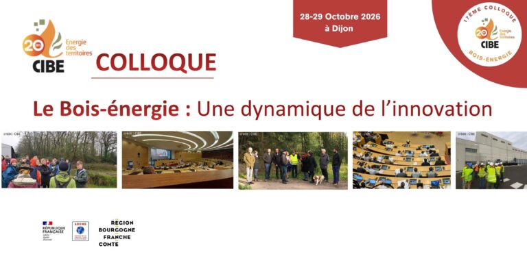 Colloque du Comité Interprofessionnel du Bois-Energie